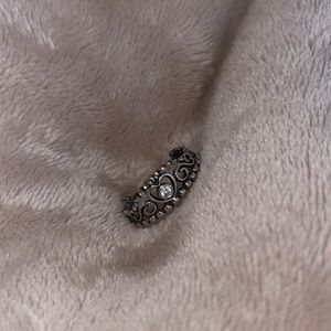Pandora crown silver ring
